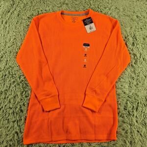 Architect Jean Co Thermal Shirt Long Dleeve Orange Medium Mens